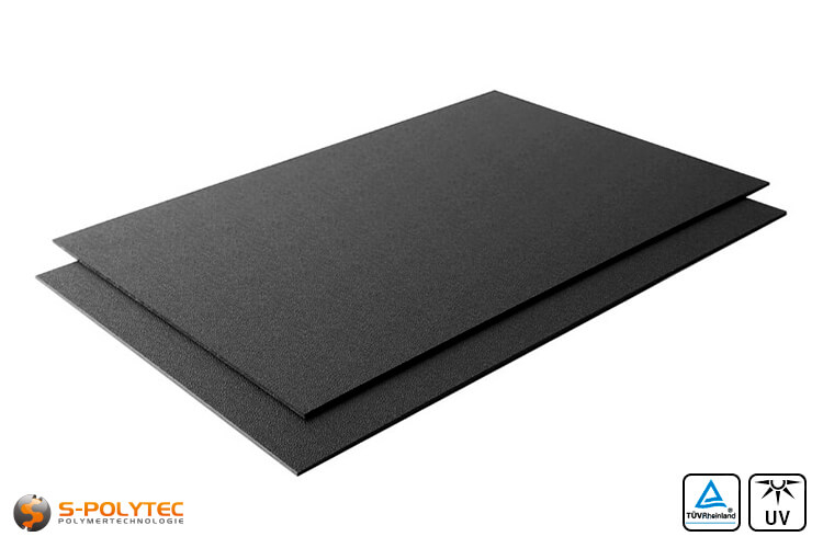 Kaufe PDTO 1 Stück schwarze ABS-Platte, Größe 1 mm x 200 mm x 300