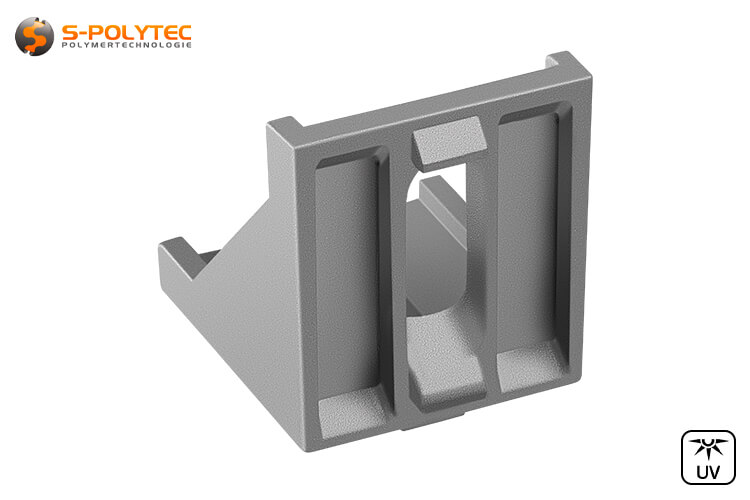 Die 90° Befestigungswinkel aus Aludruckguss sind rostfrei und auch für Außenbereiche geeignet