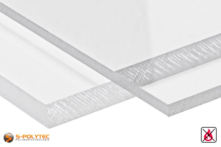 PVCPlatten transparent 2x1 Meter preiswert online kaufen