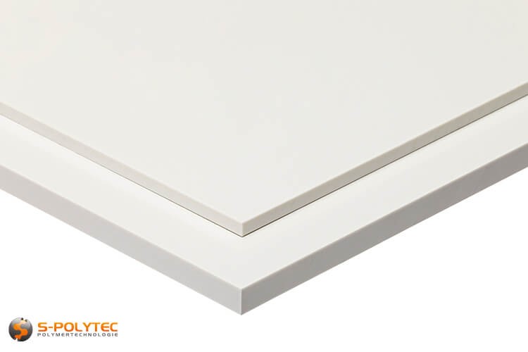 PVC Hartschaumplatten Weiß 2 mm - Zuschnitt nach Maß