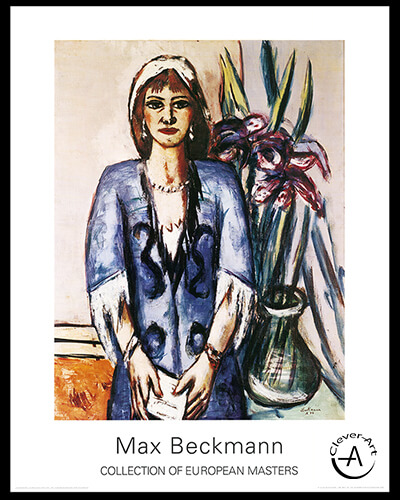 Kunstdruck im Format 90x70cm von Max Beckmann aus der Serie Collection of European Master auf schwerem Papier